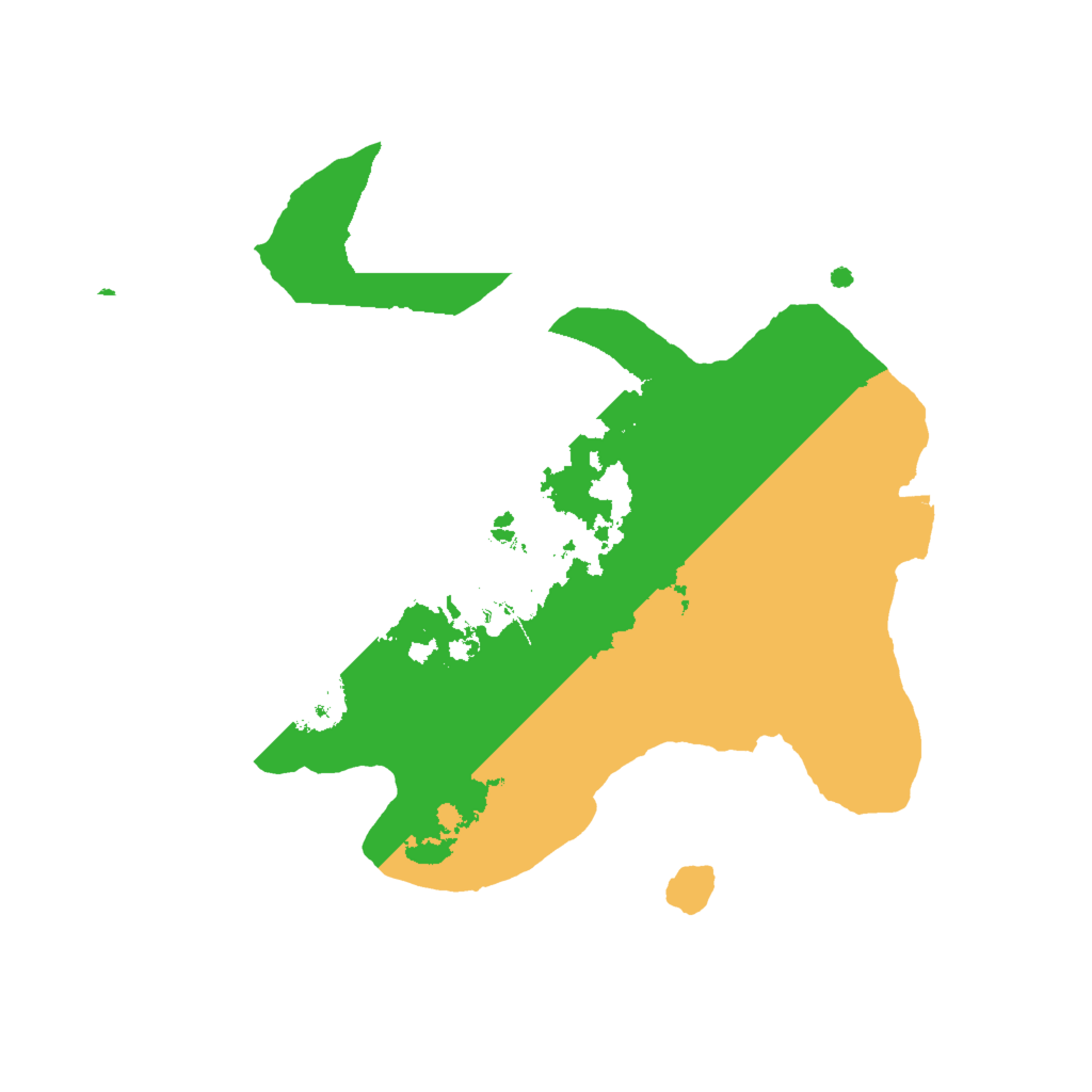 Biome Rust Map: Procedural Map, Size: 2000, Seed: 1243287352