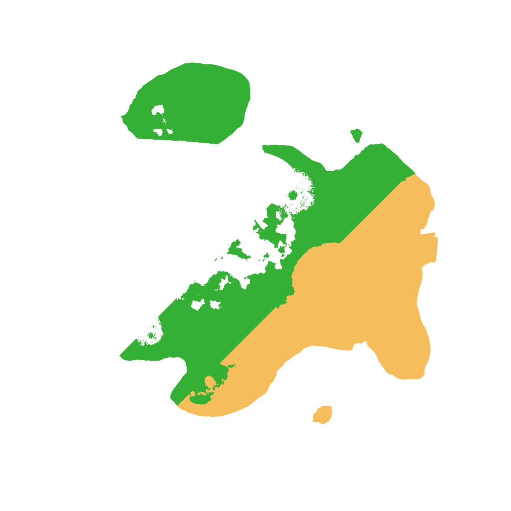 Biome Rust Map: Procedural Map, Size: 2000, Seed: 1243287352