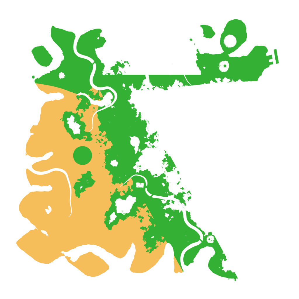 Biome Rust Map: Procedural Map, Size: 4200, Seed: 1281957681