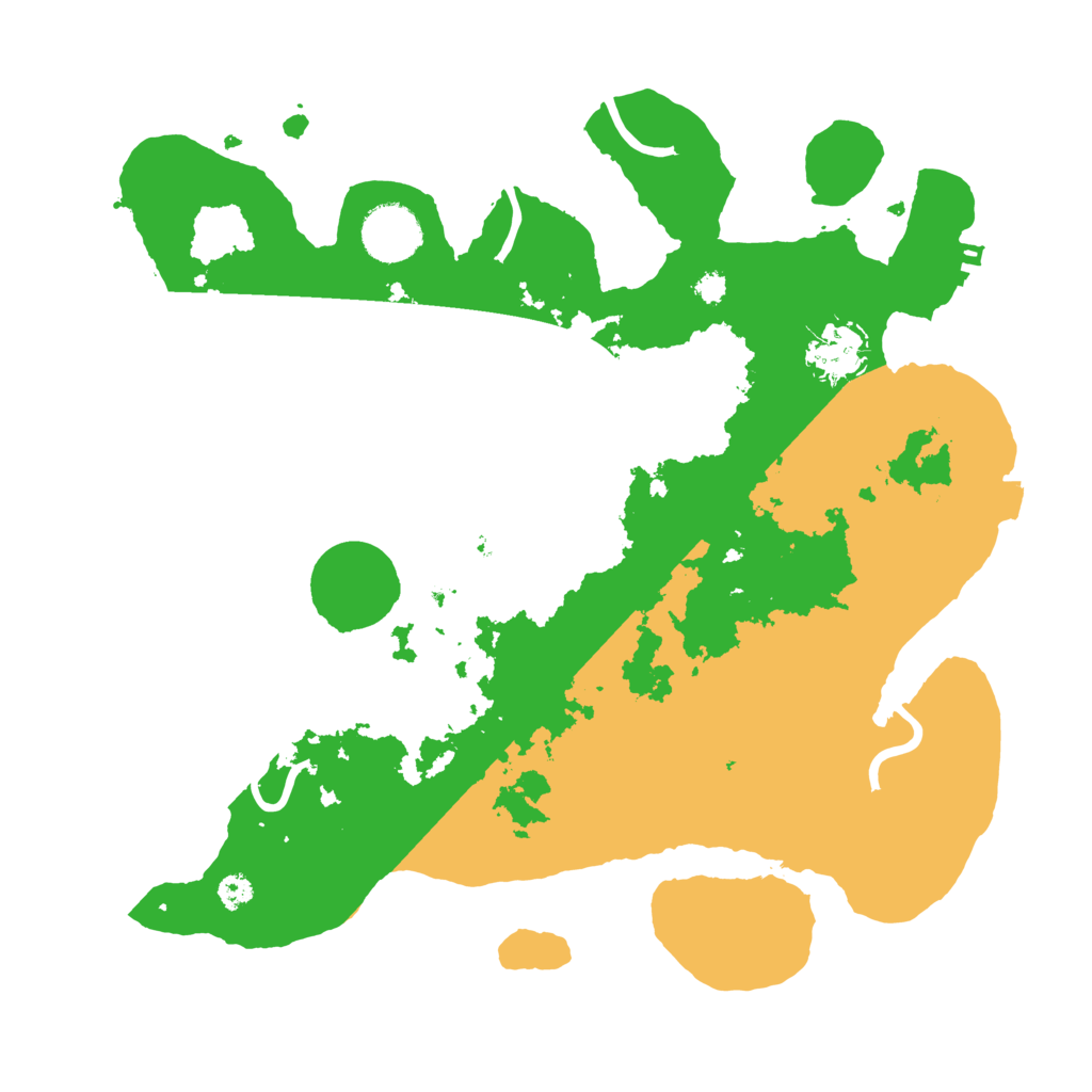 Biome Rust Map: Procedural Map, Size: 3300, Seed: 123321