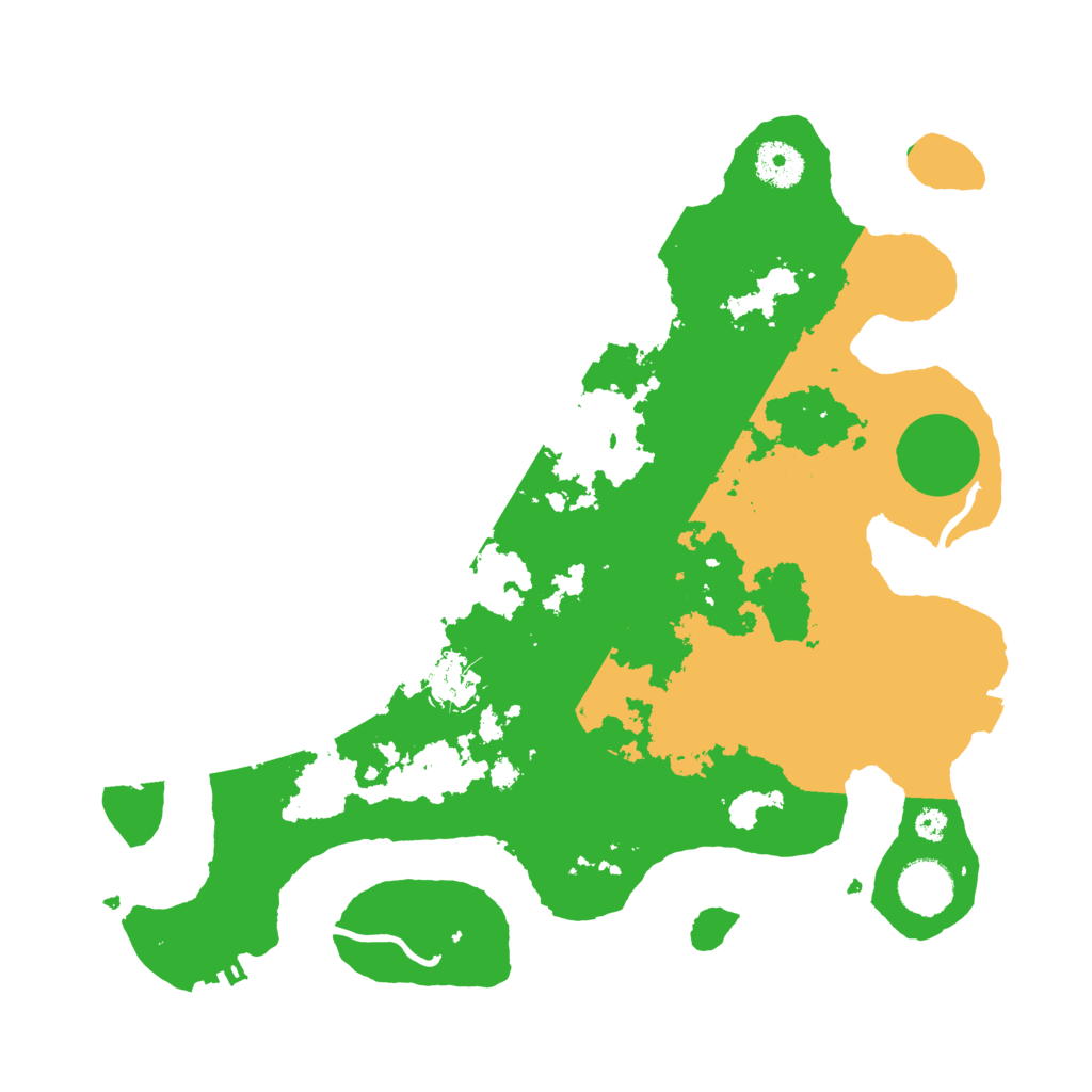 Biome Rust Map: Procedural Map, Size: 3500, Seed: 2135804925