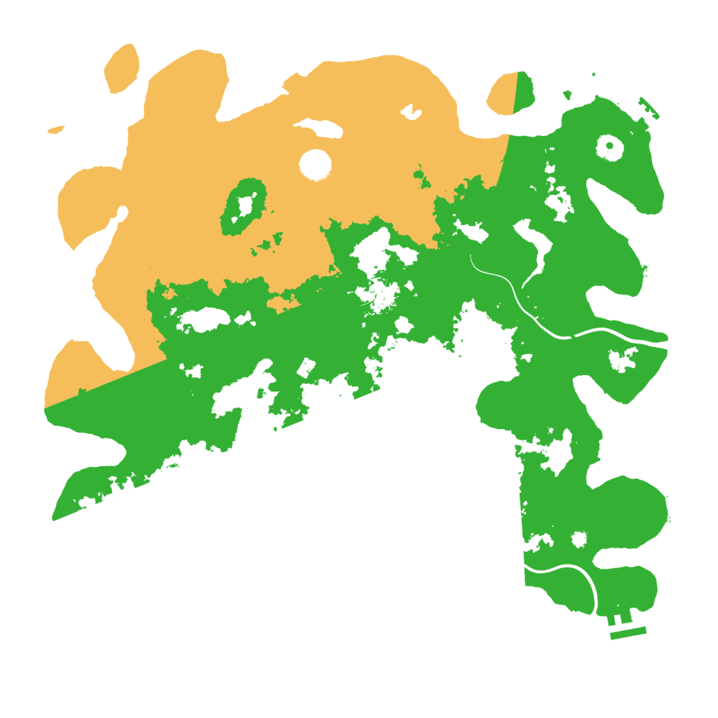 Biome Rust Map: Procedural Map, Size: 4000, Seed: 478796