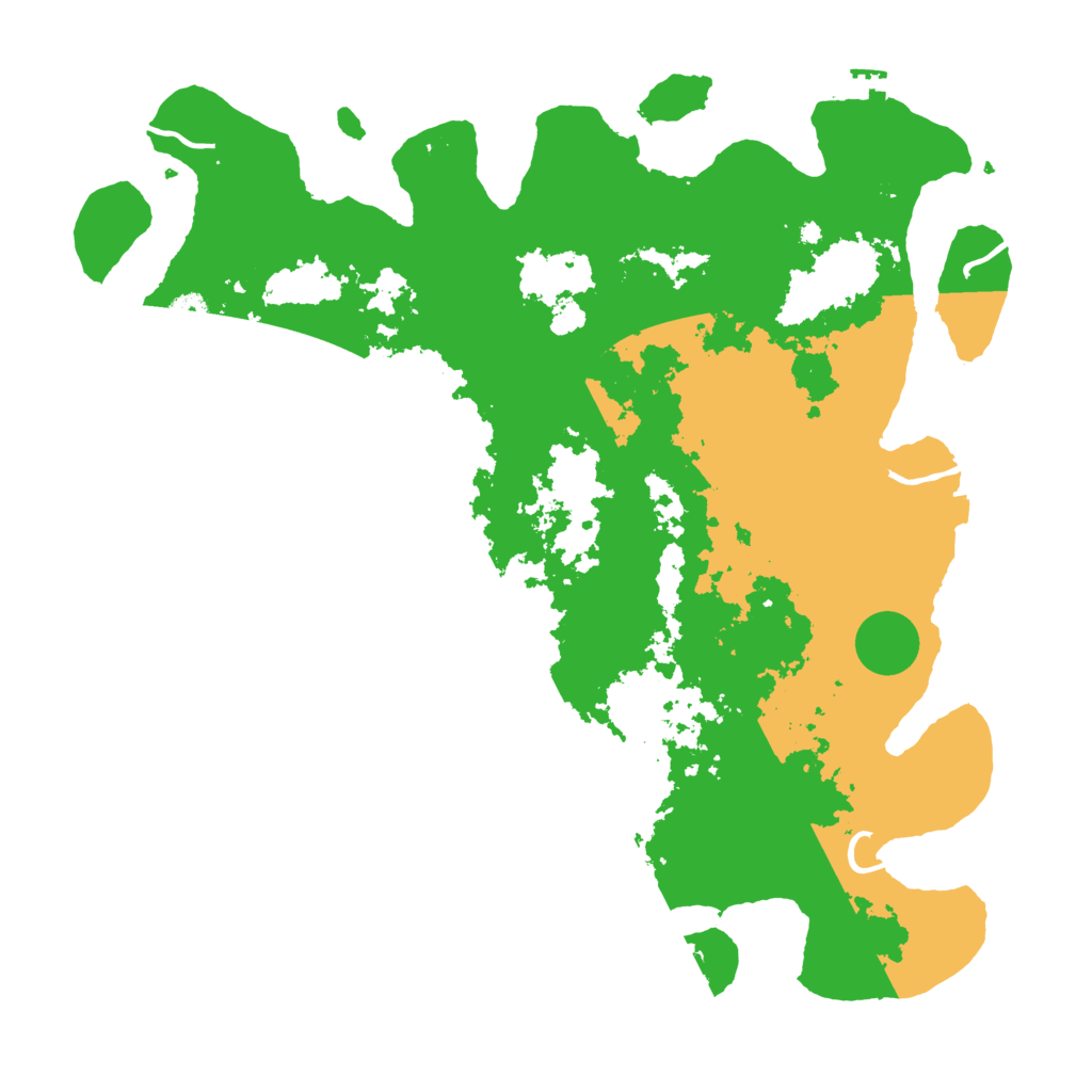 Biome Rust Map: Procedural Map, Size: 4500, Seed: 1324654