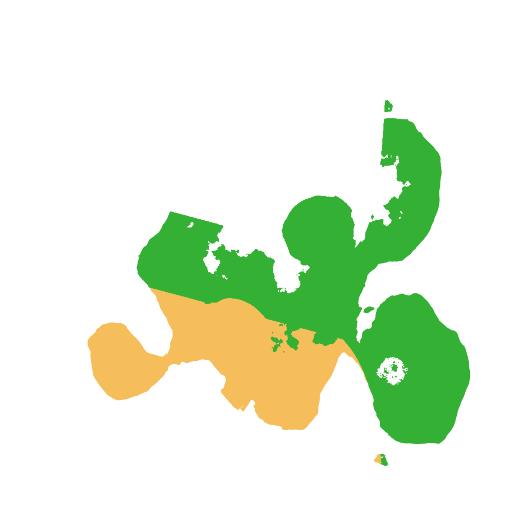 Biome Rust Map: Procedural Map, Size: 2000, Seed: 7942607