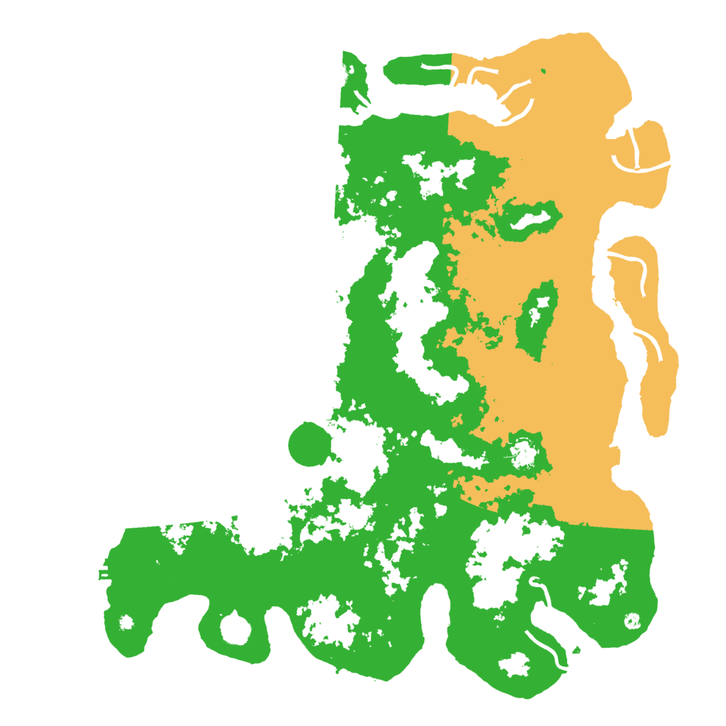 Biome Rust Map: Procedural Map, Size: 4500, Seed: 45090