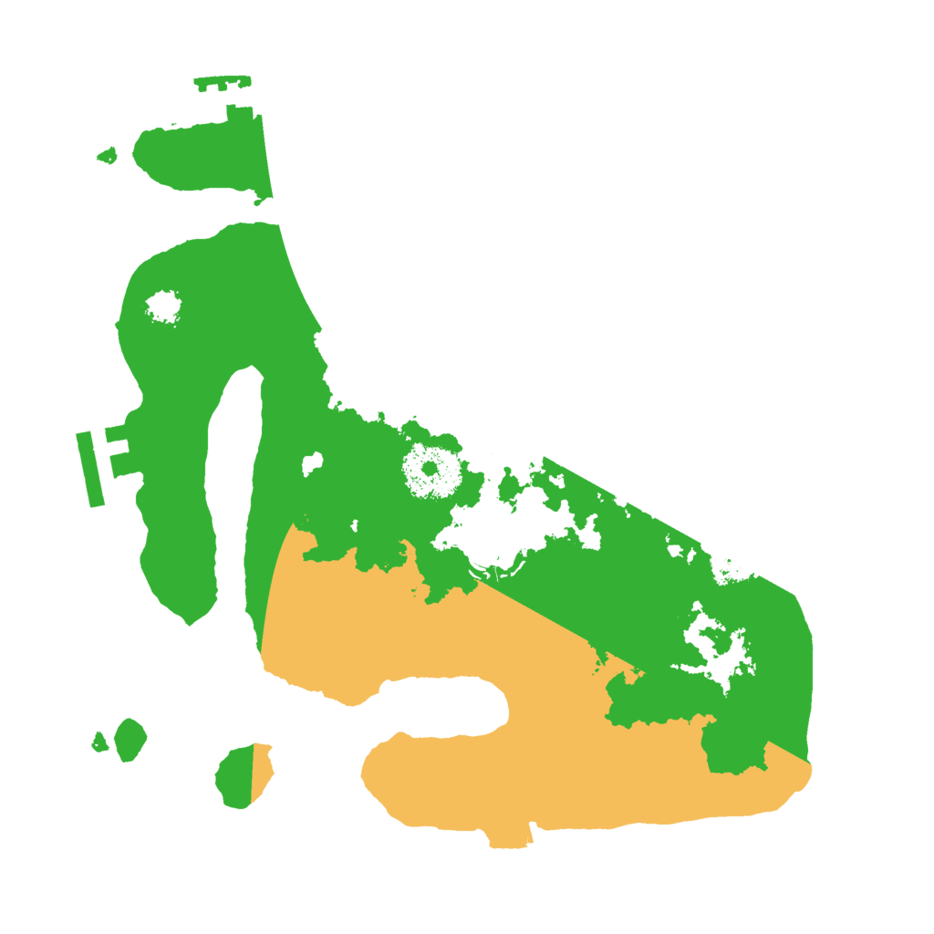 Biome Rust Map: Procedural Map, Size: 2500, Seed: 1203827239