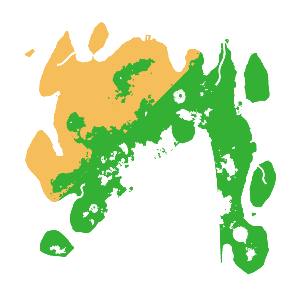 Biome Rust Map: Procedural Map, Size: 3500, Seed: 17595469