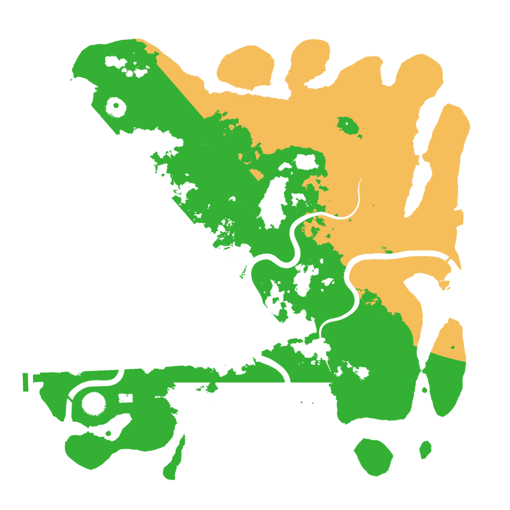 Biome Rust Map: Procedural Map, Size: 3850, Seed: 96069269