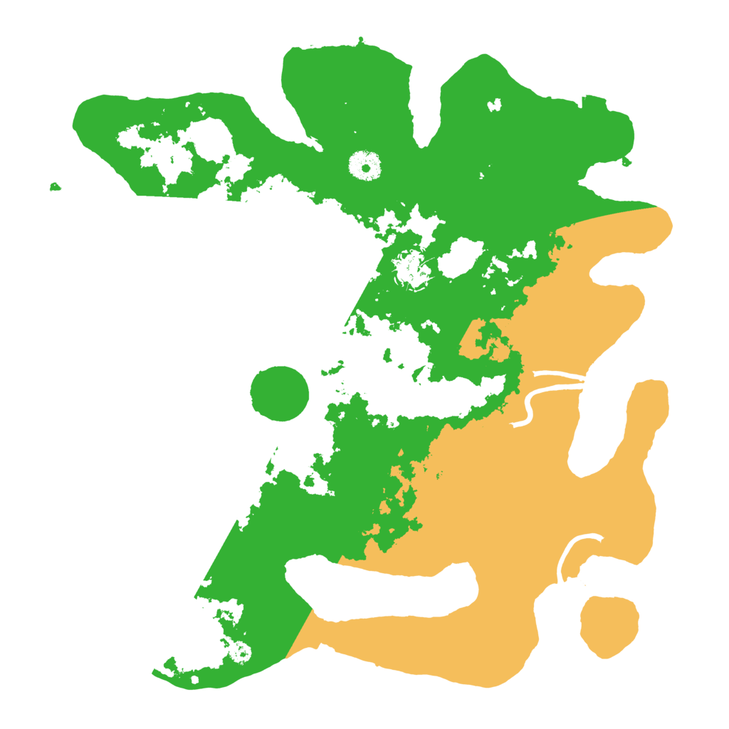 Biome Rust Map: Procedural Map, Size: 3500, Seed: 45736351