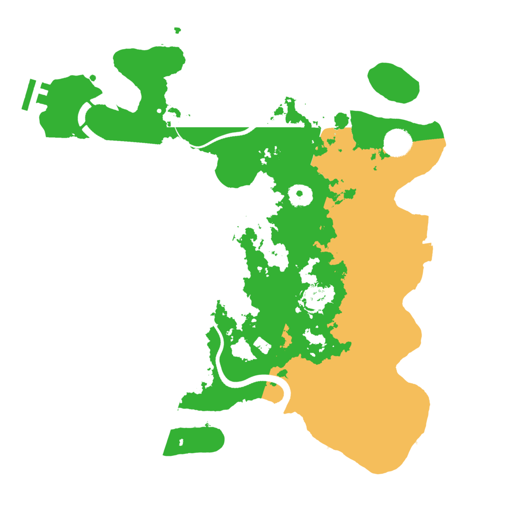 Biome Rust Map: Procedural Map, Size: 3250, Seed: 2110110417