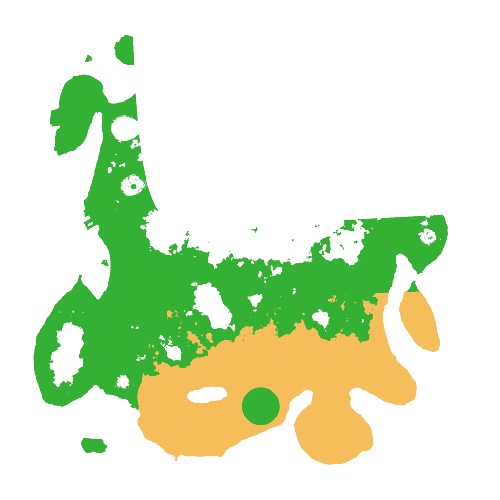 Biome Rust Map: Procedural Map, Size: 3500, Seed: 33660199