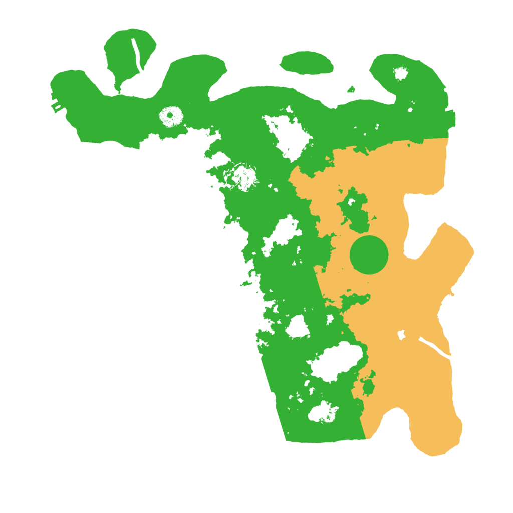 Biome Rust Map: Procedural Map, Size: 3500, Seed: 123951205