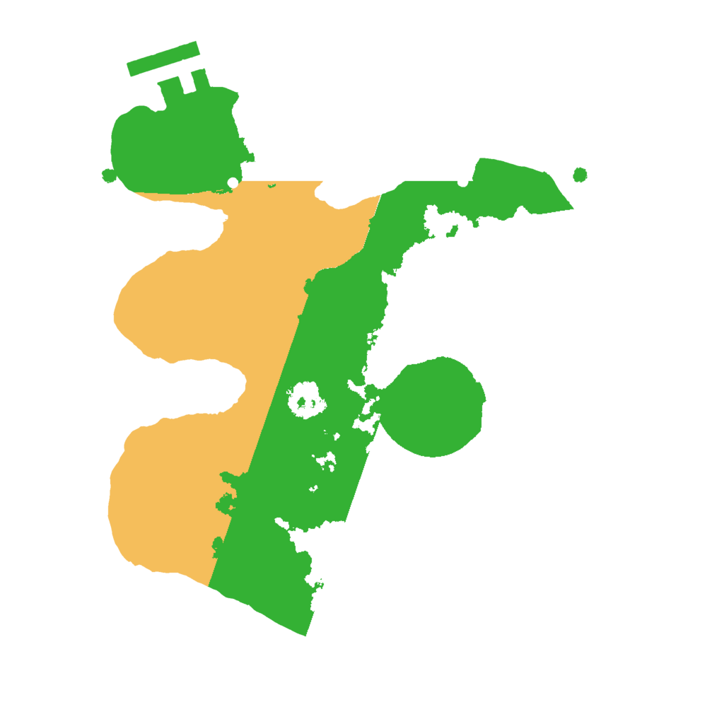 Biome Rust Map: Procedural Map, Size: 2000, Seed: 1508