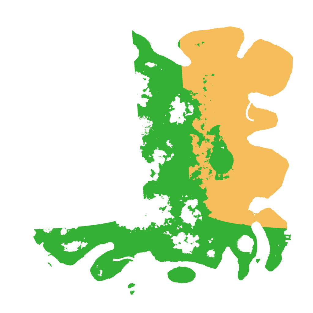 Biome Rust Map: Procedural Map, Size: 3500, Seed: 423371014