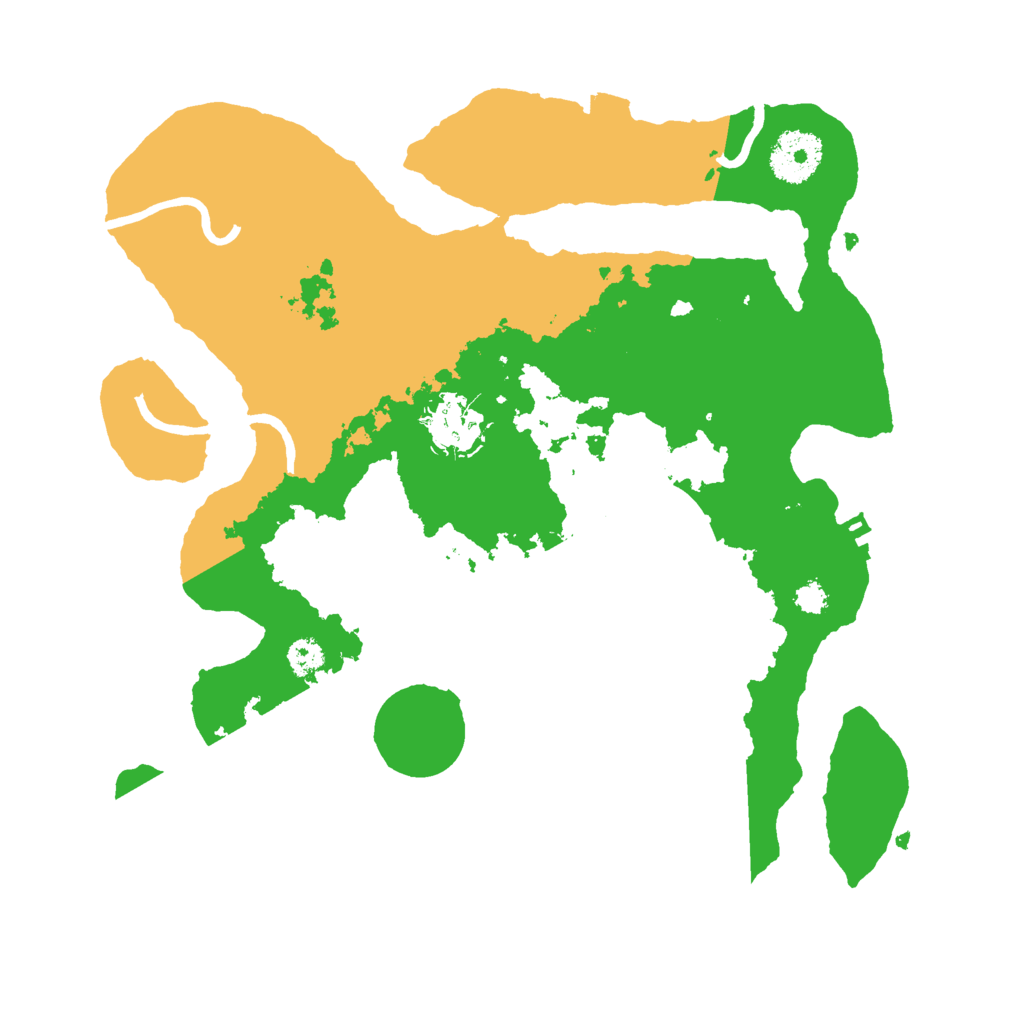 Biome Rust Map: Procedural Map, Size: 3000, Seed: 963178