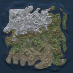 Thumbnail Rust Map: Procedural Map, Size: 4250, Seed: 1887318216, 19 Monuments