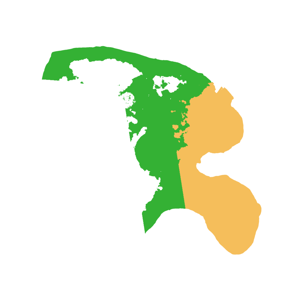 Biome Rust Map: Procedural Map, Size: 2000, Seed: 1762796442