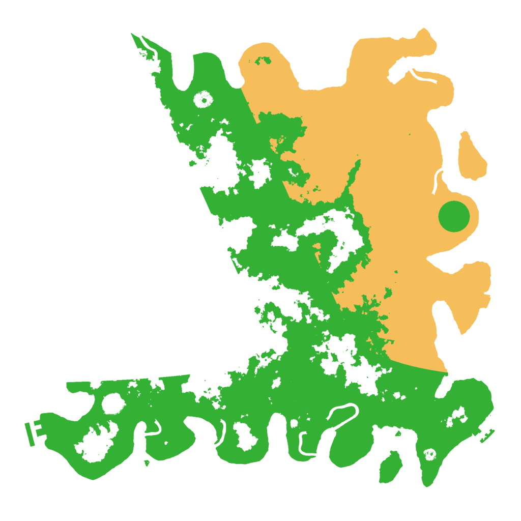 Biome Rust Map: Procedural Map, Size: 4400, Seed: 88784709