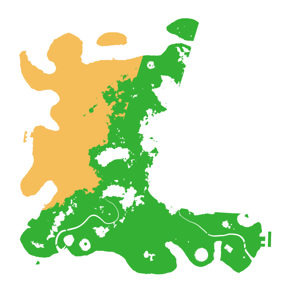 Biome Rust Map: Procedural Map, Size: 3850, Seed: 75195390