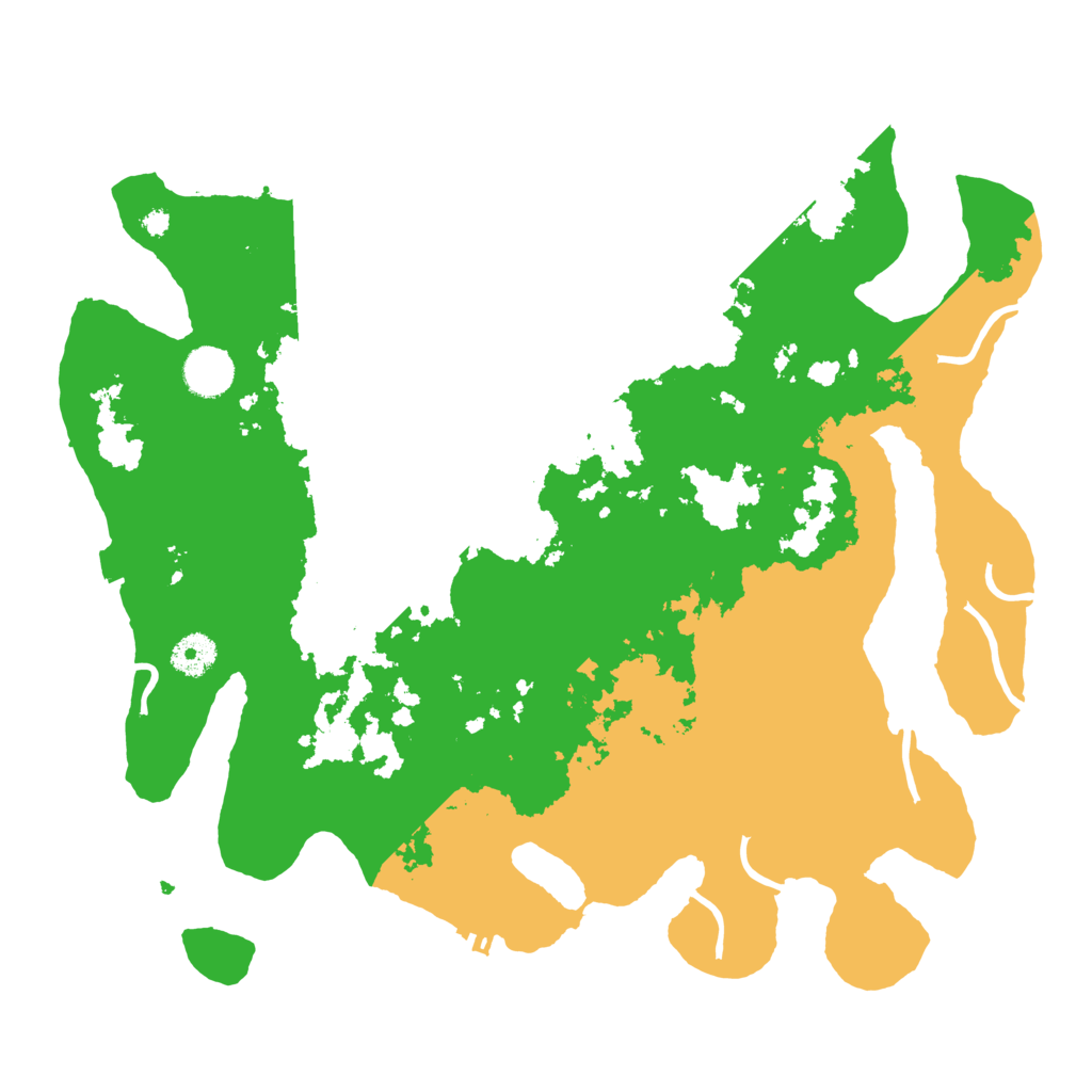 Biome Rust Map: Procedural Map, Size: 3800, Seed: 2000