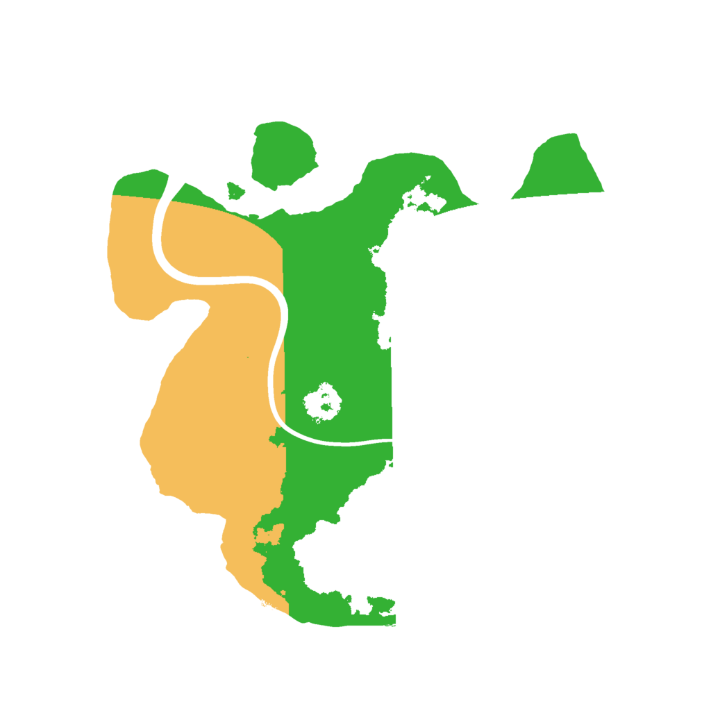 Biome Rust Map: Procedural Map, Size: 2000, Seed: 108520028