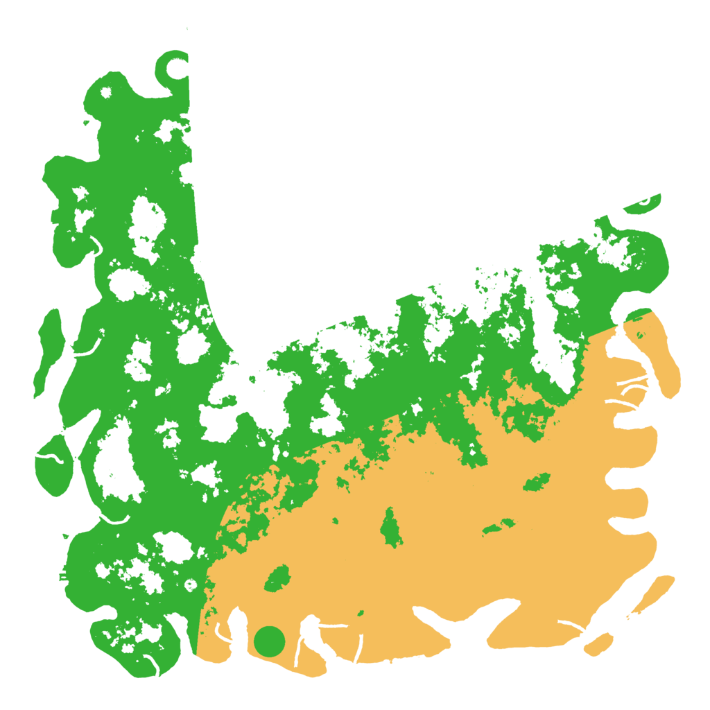 Biome Rust Map: Procedural Map, Size: 6000, Seed: 1111471