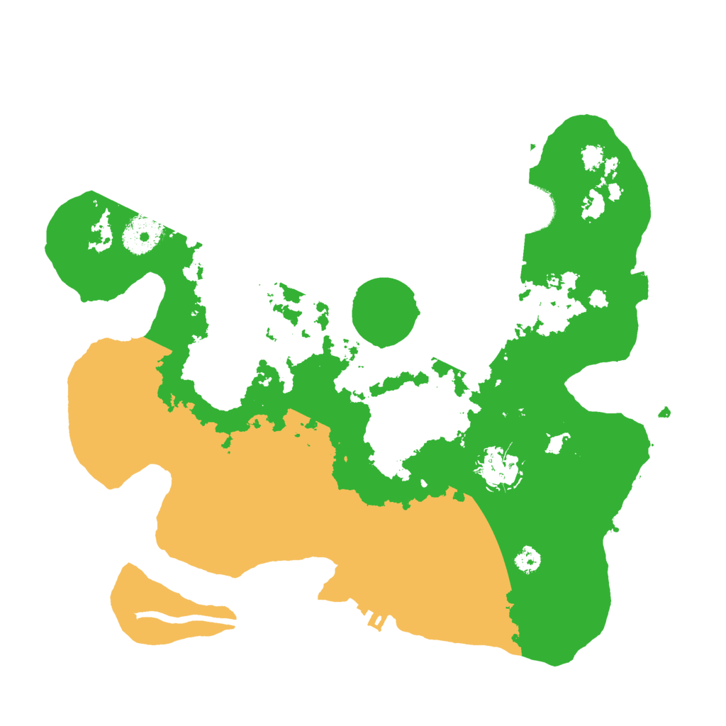 Biome Rust Map: Procedural Map, Size: 3000, Seed: 30501