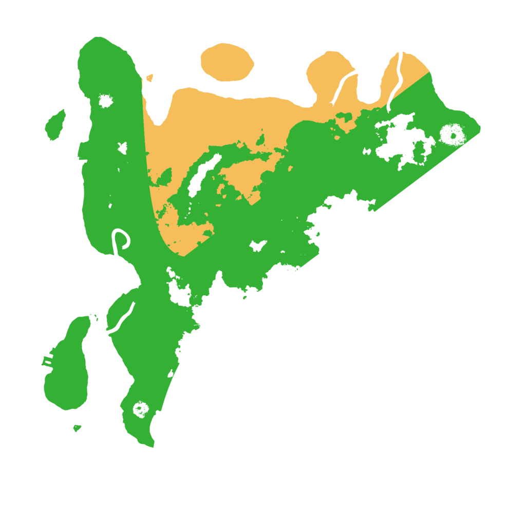 Biome Rust Map: Procedural Map, Size: 3500, Seed: 861023620