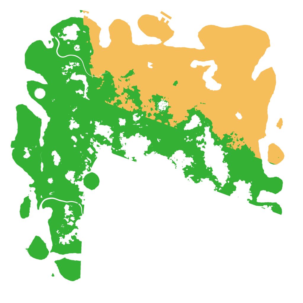 Biome Rust Map: Procedural Map, Size: 5000, Seed: 1530213978
