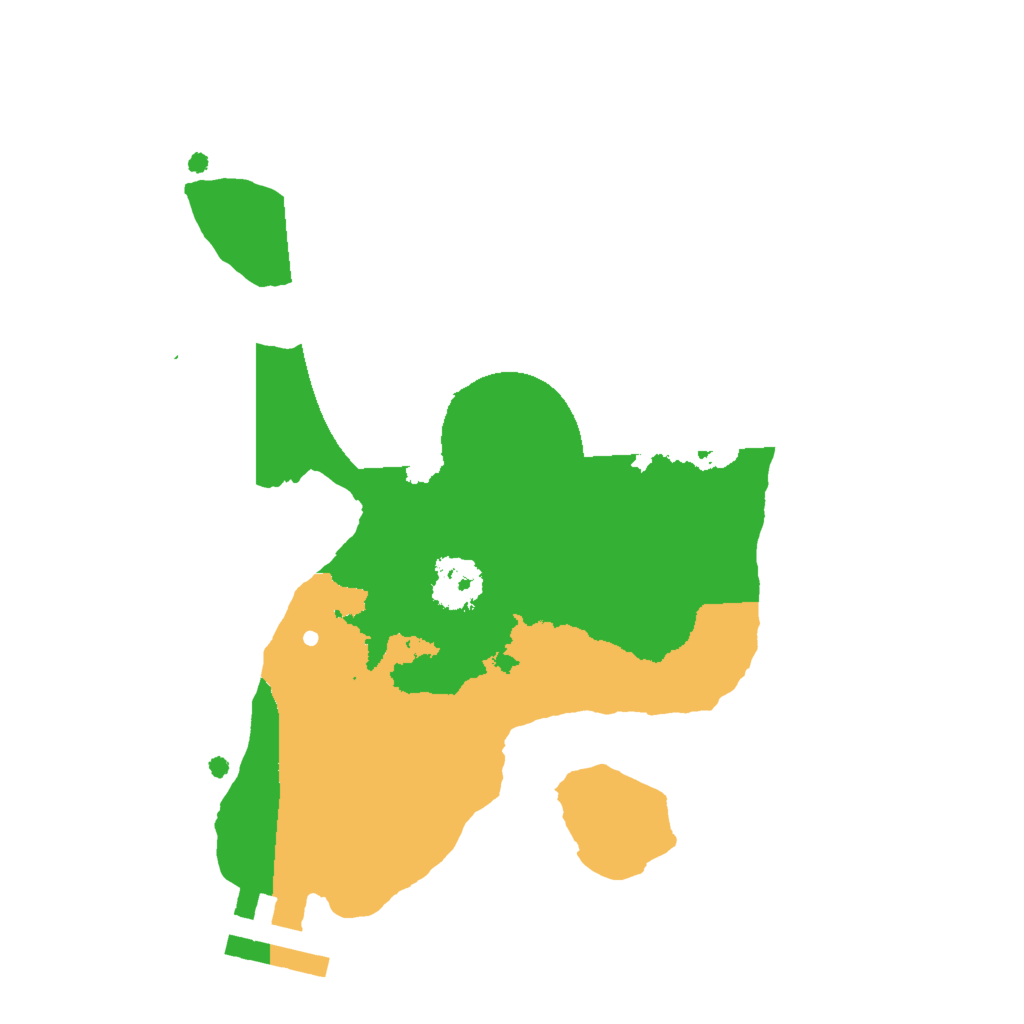 Biome Rust Map: Procedural Map, Size: 2000, Seed: 2109588175