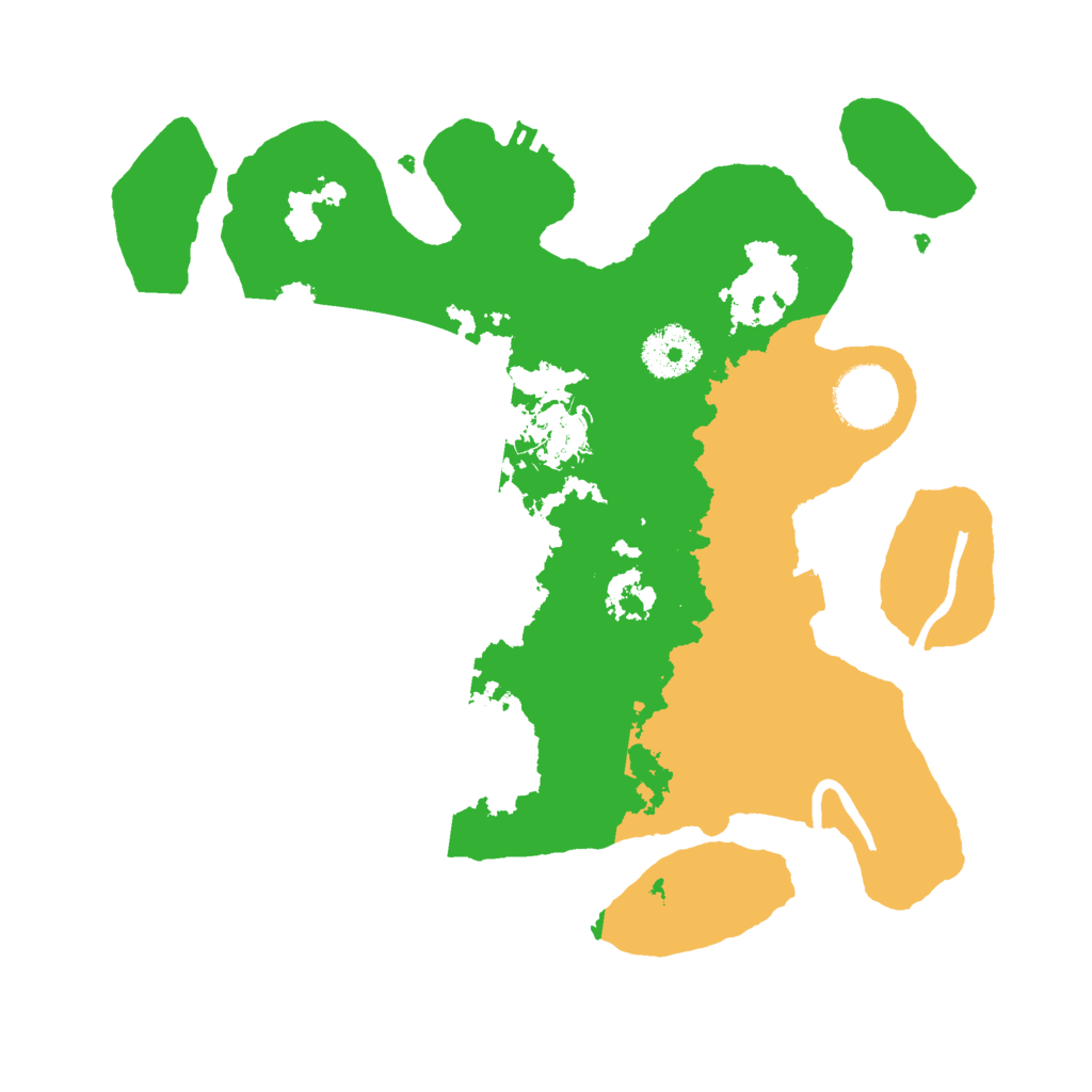 Biome Rust Map: Procedural Map, Size: 3000, Seed: 18327