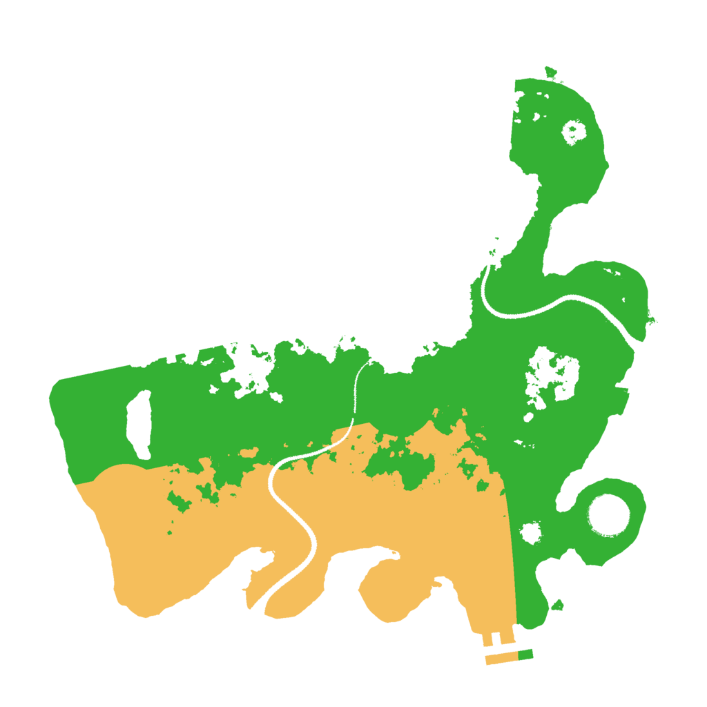 Biome Rust Map: Procedural Map, Size: 3000, Seed: 17336