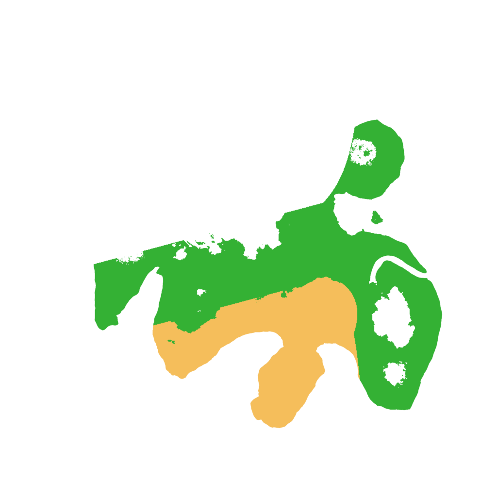 Biome Rust Map: Procedural Map, Size: 2000, Seed: 2174689