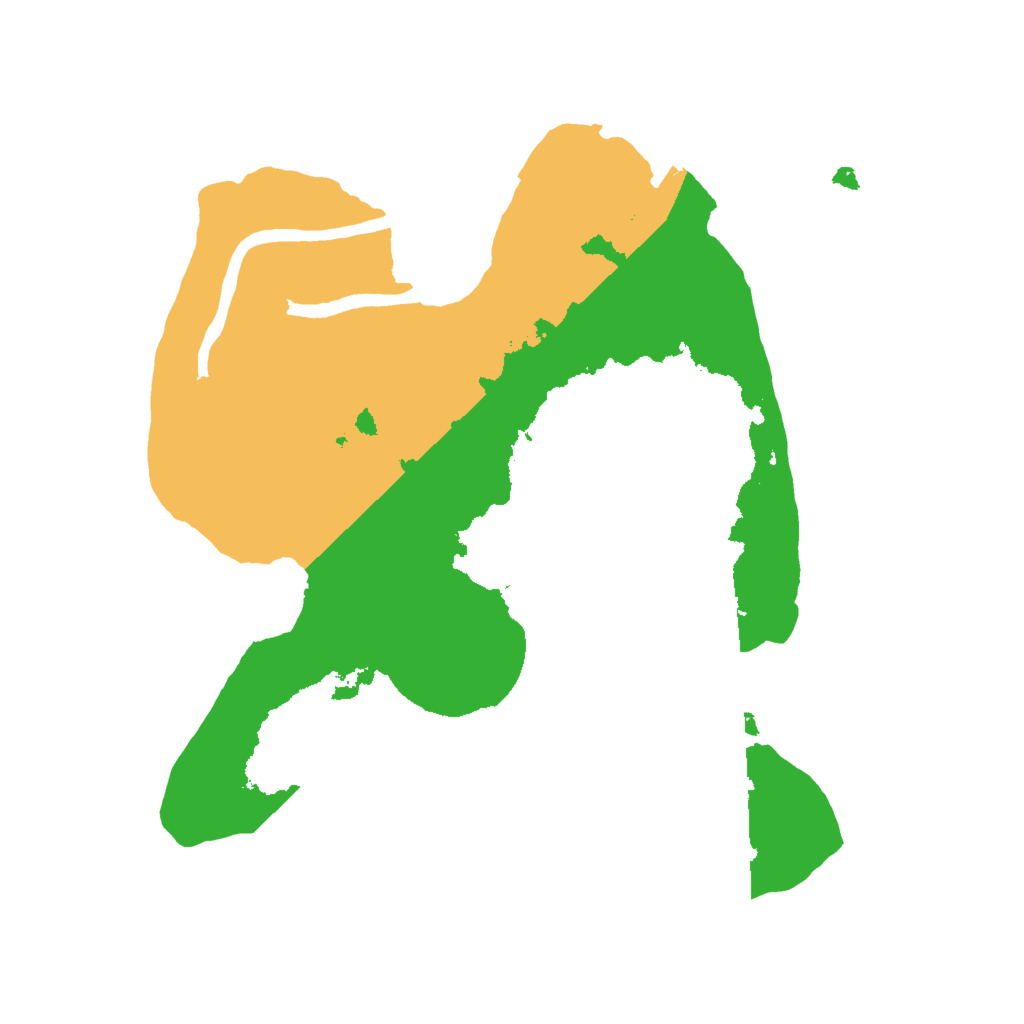 Biome Rust Map: Procedural Map, Size: 2000, Seed: 1359158568