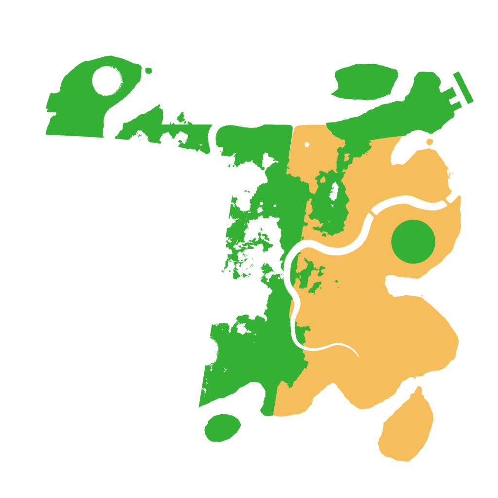 Biome Rust Map: Procedural Map, Size: 3000, Seed: 1875