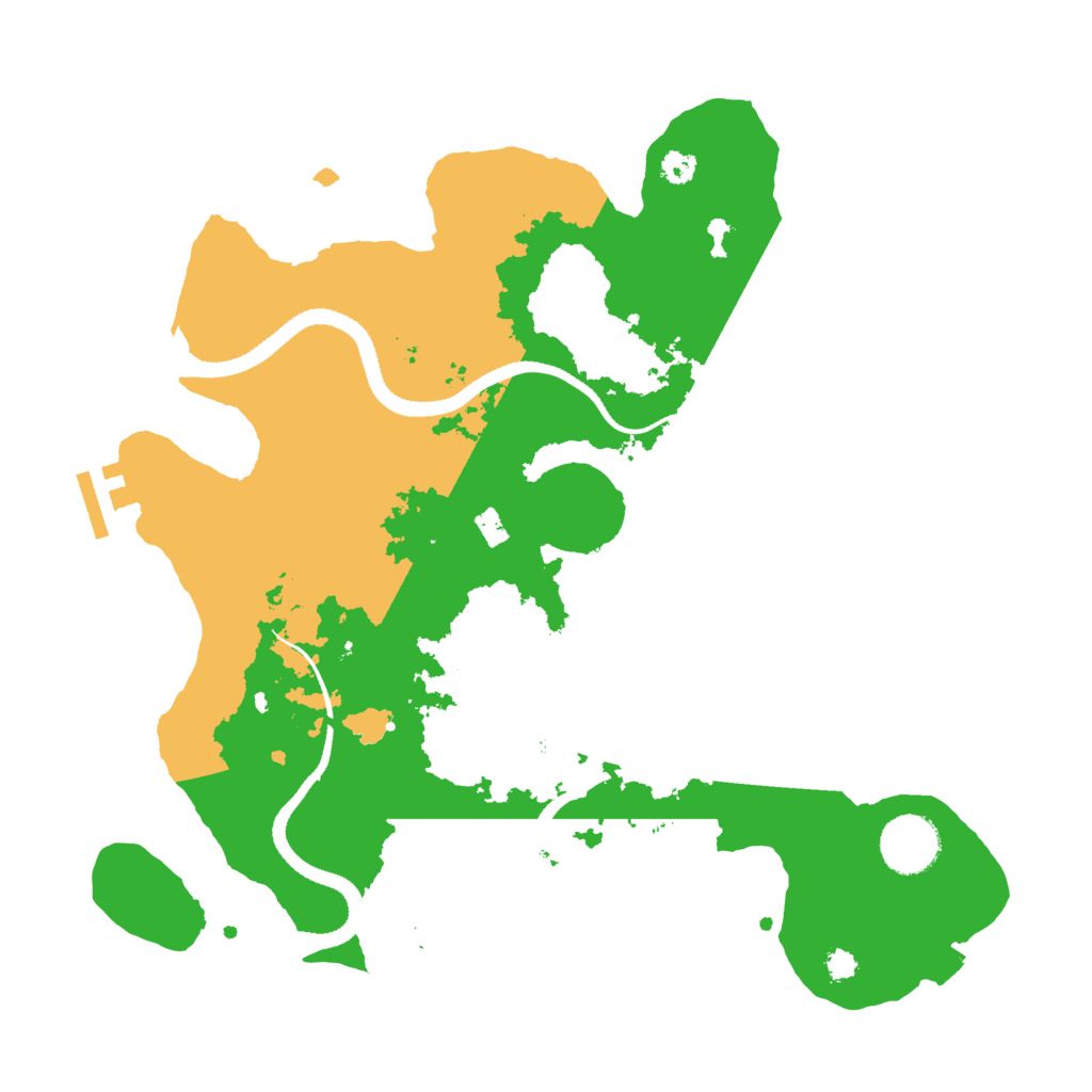 Biome Rust Map: Procedural Map, Size: 3250, Seed: 365997277