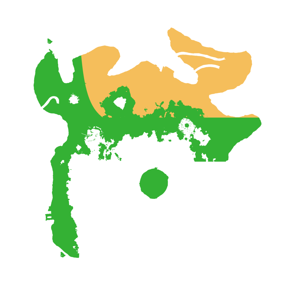 Biome Rust Map: Procedural Map, Size: 2800, Seed: 62360812