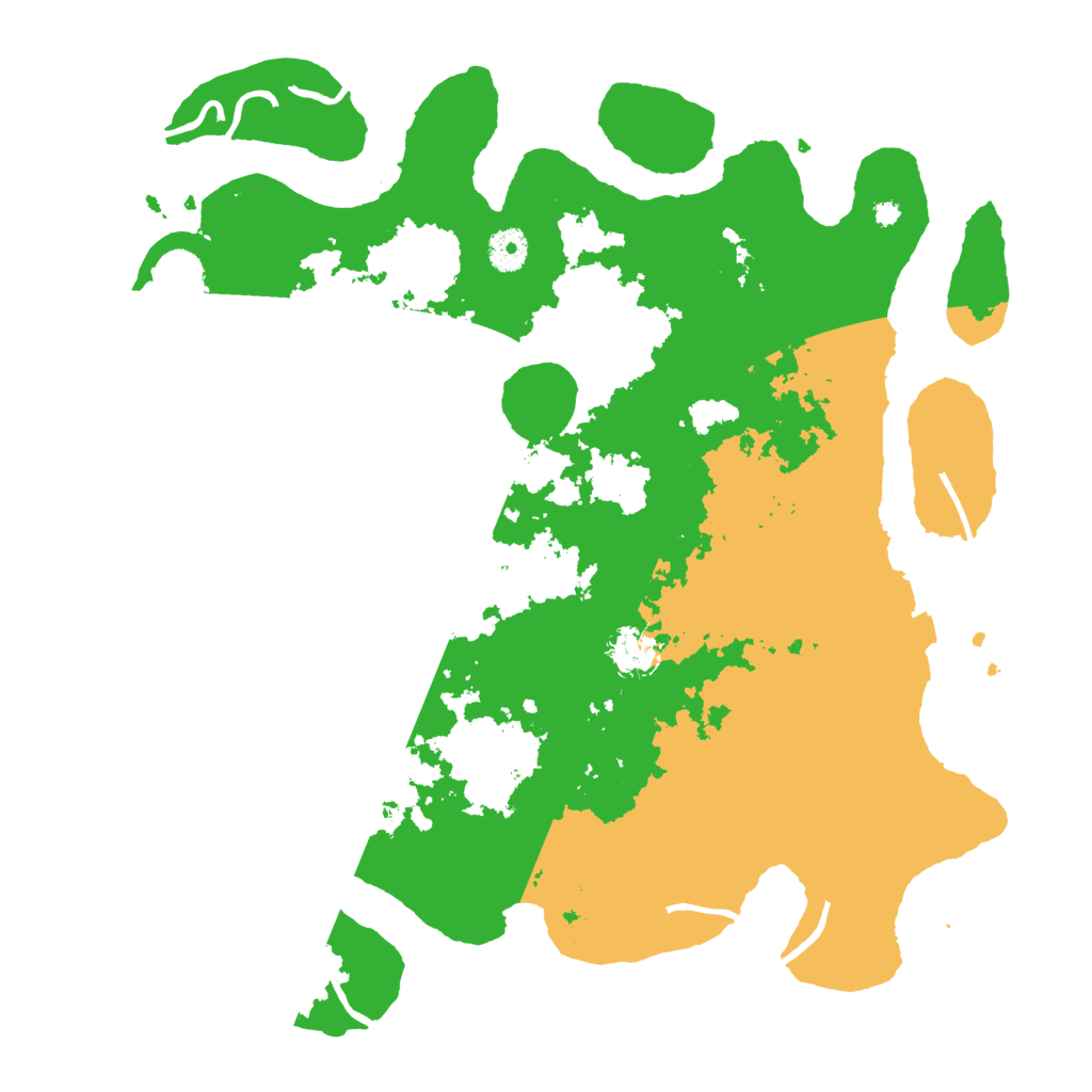 Biome Rust Map: Procedural Map, Size: 3950, Seed: 15263814