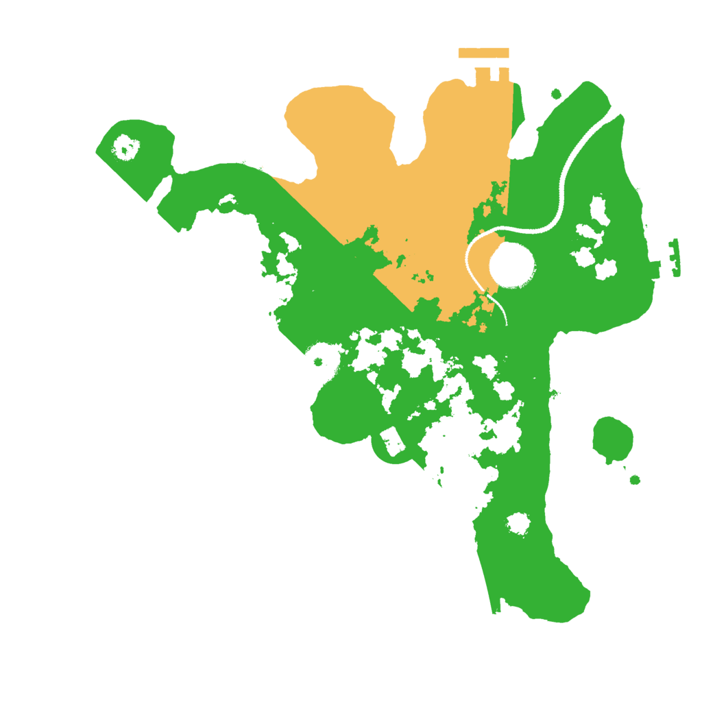Biome Rust Map: Procedural Map, Size: 2800, Seed: 101