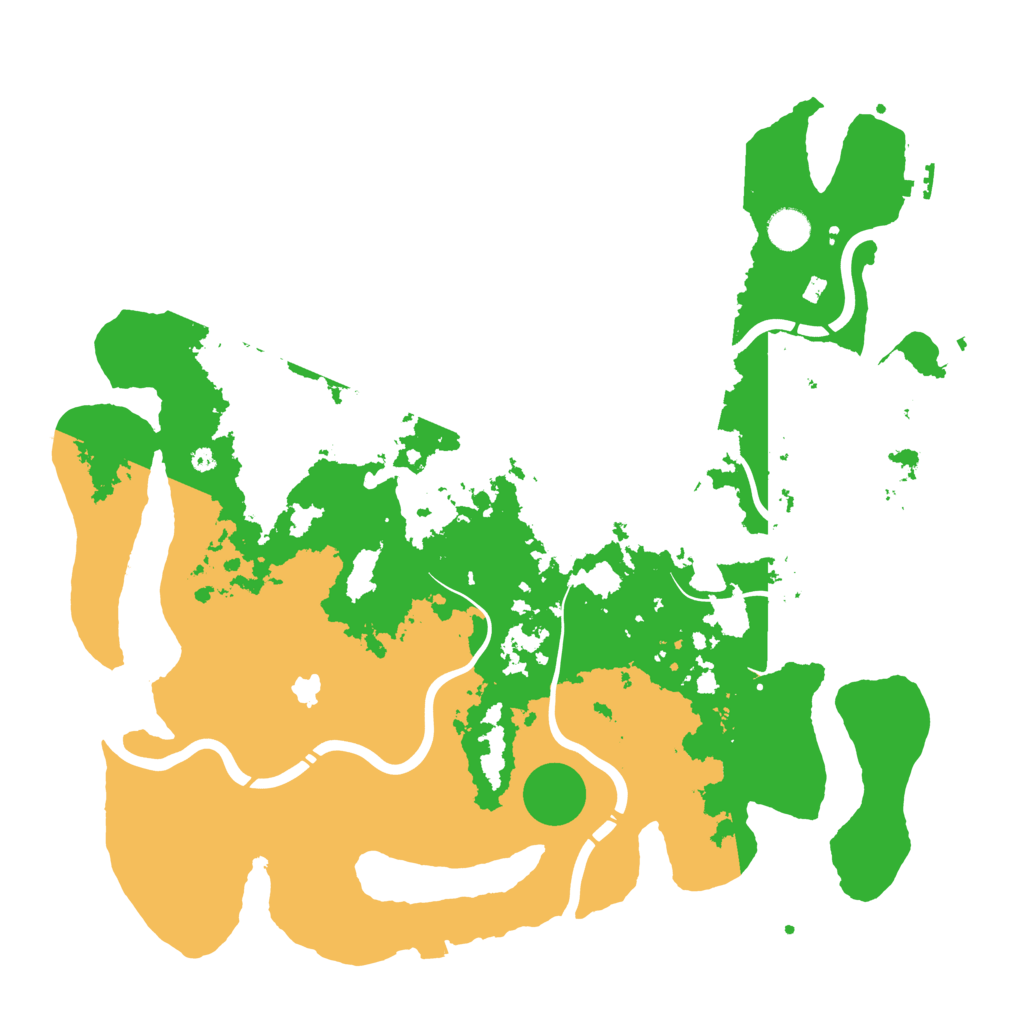 Biome Rust Map: Procedural Map, Size: 4300, Seed: 8395806