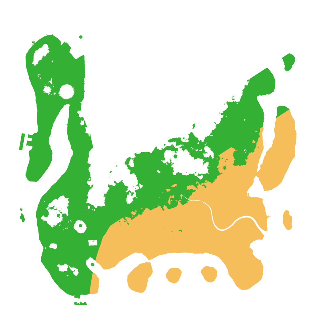 Biome Rust Map: Procedural Map, Size: 3800, Seed: 12544548