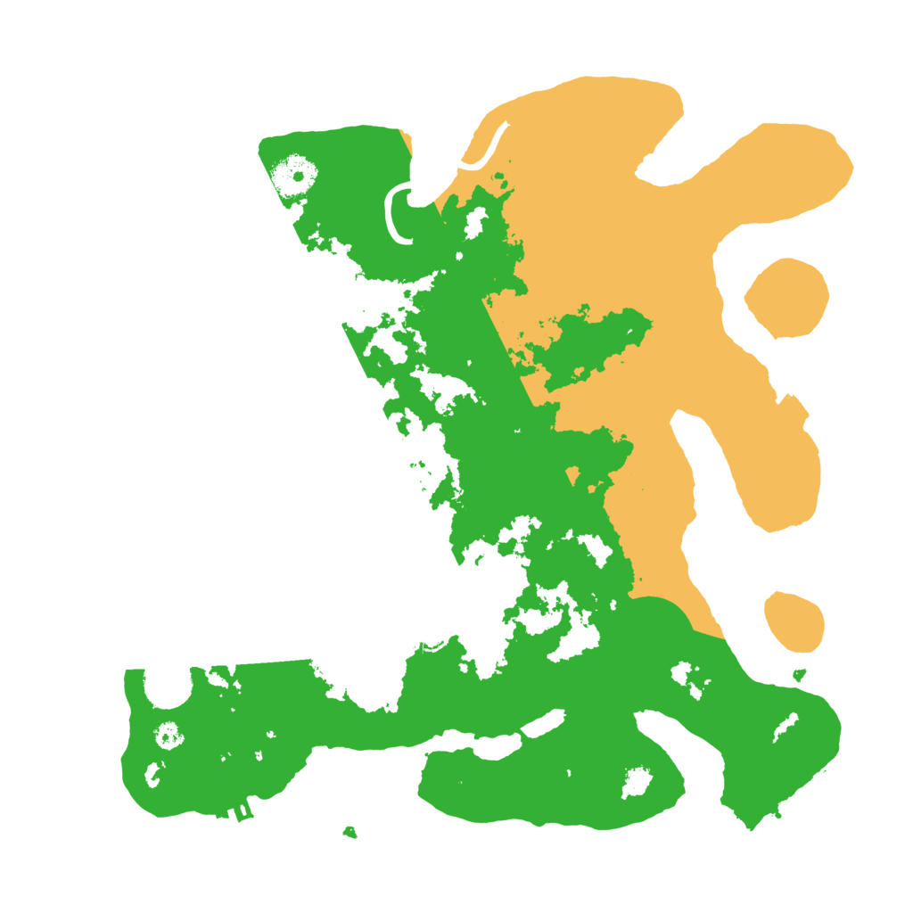 Biome Rust Map: Procedural Map, Size: 3400, Seed: 72411566