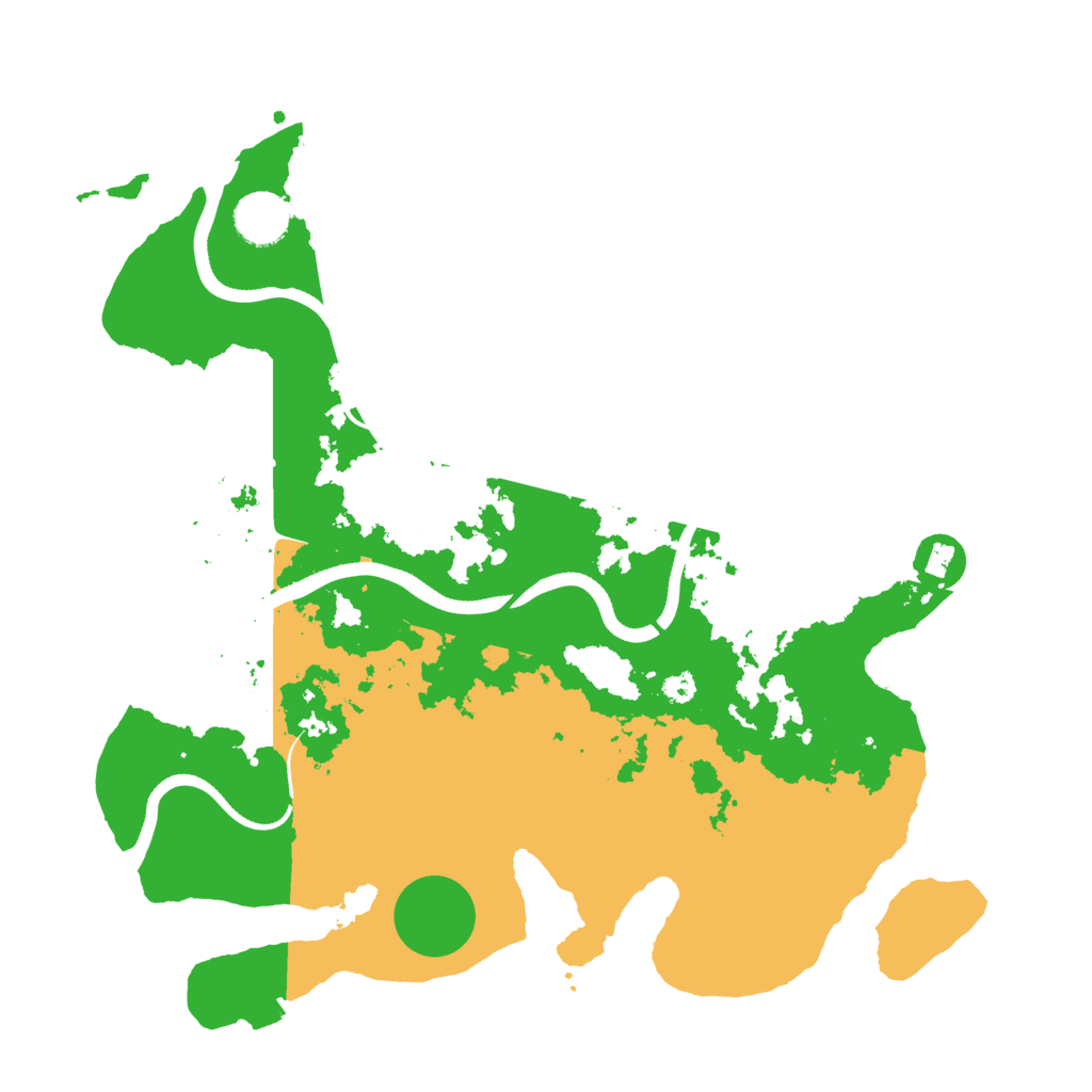 Biome Rust Map: Procedural Map, Size: 3550, Seed: 11623252