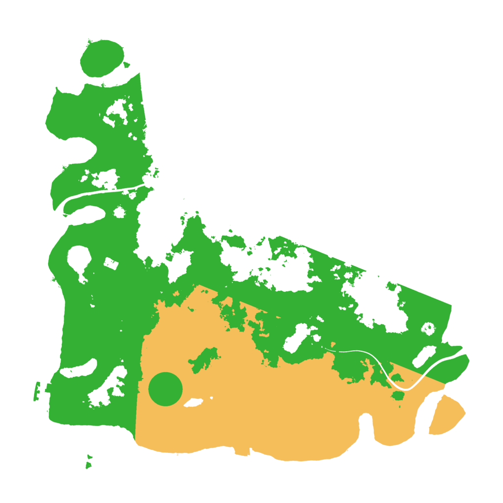 Biome Rust Map: Procedural Map, Size: 3900, Seed: 60605854