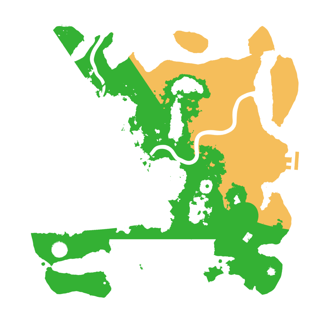 Biome Rust Map: Procedural Map, Size: 3550, Seed: 61872733