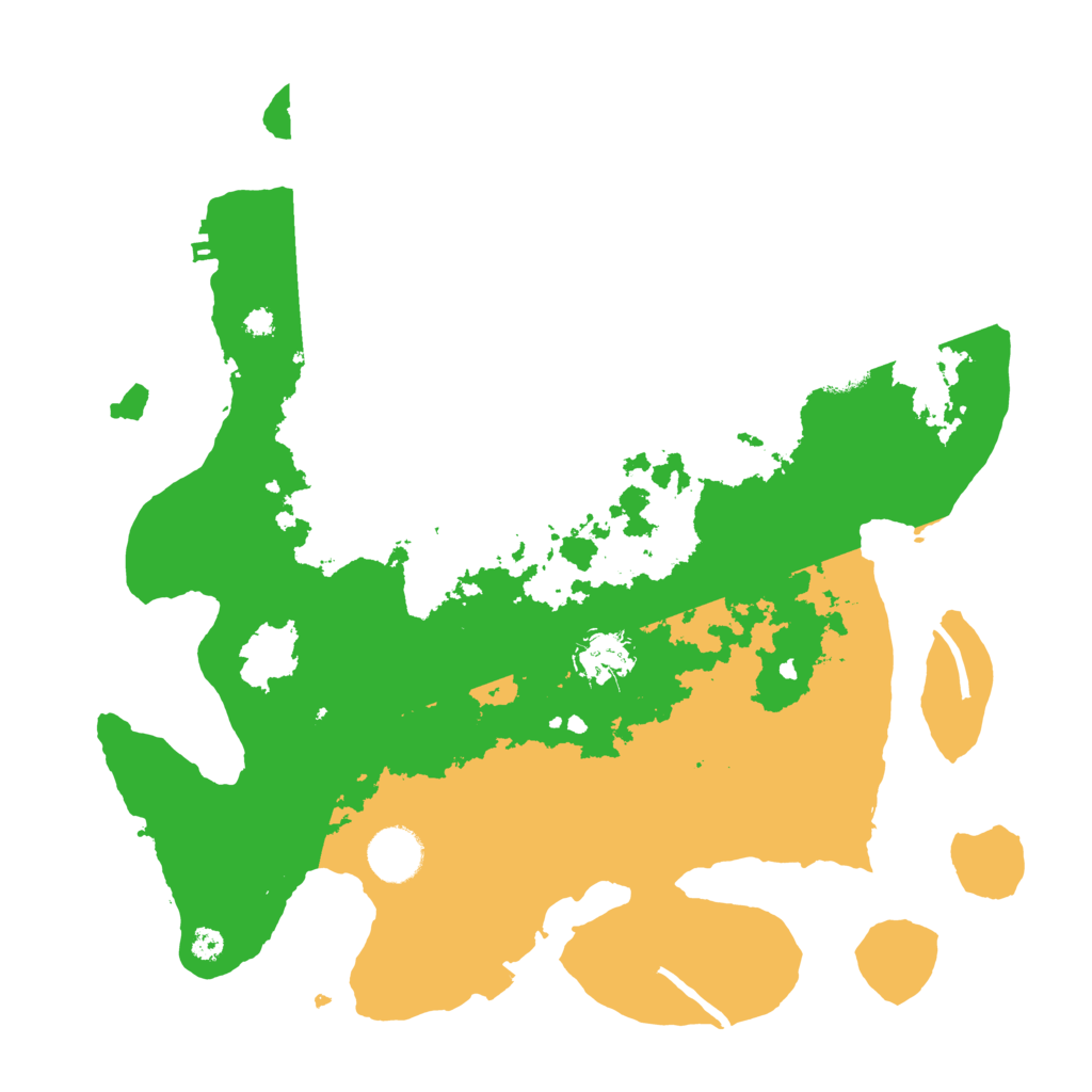 Biome Rust Map: Procedural Map, Size: 3500, Seed: 80046223