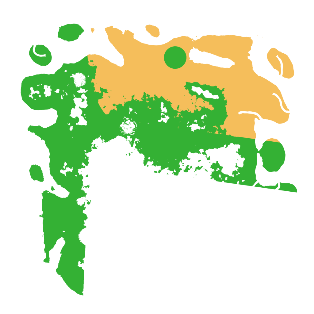 Biome Rust Map: Procedural Map, Size: 3700, Seed: 21580557