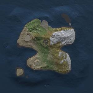 Thumbnail Rust Map: Procedural Map, Size: 1800, Seed: 194978686, 4 Monuments