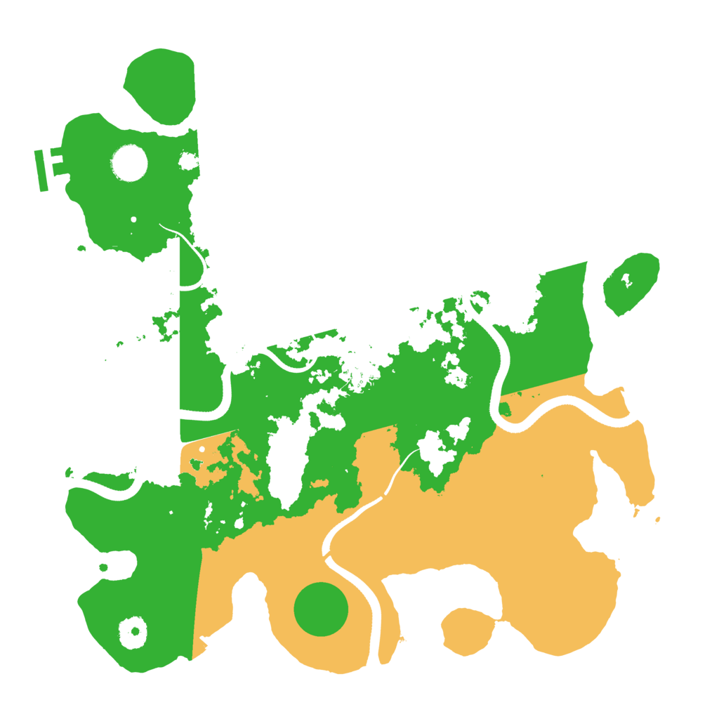 Biome Rust Map: Procedural Map, Size: 3500, Seed: 505134886