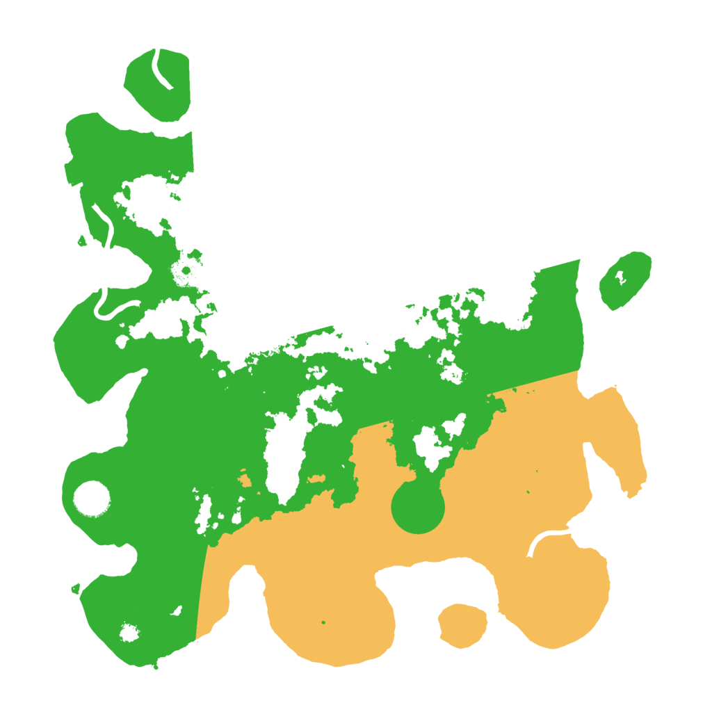 Biome Rust Map: Procedural Map, Size: 3500, Seed: 505134886